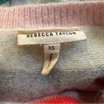 Rebecca Taylor  Luxe Angora Blend Striped Sweater Size XS Photo 10