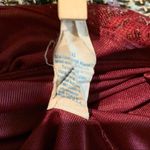 Vintage Peignoir Maroon Lace Trimmed L XL Red Size L Photo 11