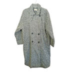 Universal Threads Women's Double Breasted Cocoon Overcoat - Universal Thread Gray Large Photo 3