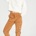 Driftwood NWOT  Corduroy Jogger In Tan Feathery Leaf‎ ( XS ) Photo 1