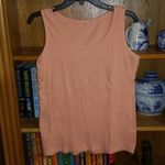 Relativity  Peach Ribbed Tank Top Photo 0