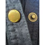 Ralph Lauren Lauren Navy Blue Collard Ribbed Knit Pullover Ling Sleeve top Photo 6