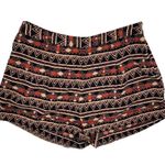 Anthropologie Mustard Seed Loose Fit High Waisted Tribal Western Aztec Print Shorts Photo 0