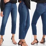 Levi's Premium- Wedgie Jeans High Rise Dark Wash Button Fly Tapered Leg- Size 27 Photo 1