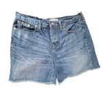 Madewell  Denim Cutoff Shorts Women 31 High Rise Raw Hem Vintage Workwear Grunge‎ Photo 0