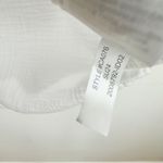 J.Crew  Sleeveless Gauze Button Up Shirt Cotton White Lightweight Large NWT Photo 6