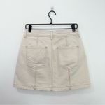 Free People We The Free Lennox Seamed Natural Cream Denim Skirt size 27 Photo 1