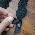 Victoria's Secret  Black Lace Garter Belt Size M Photo 1