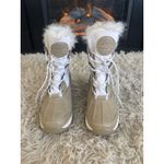 Womens Snow Boots Fur Lined Insulated Waterproof Winter Warm Sienna Size 6 Tan Photo 1