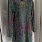 NorthStyle Multicolor Floral Tunic Dress Sz: M Green Size M Photo 0