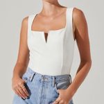 ASTR the Label Nouveau Bodysuit in White- Size Small Photo 0