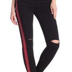 BLANK NYC NWT  Red Zipper Distressed Jeans Size 26 Photo 0