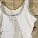 PoshDivah padded white workout tank top women’s Size XLarge Photo 6