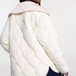 Calia by Carrie Calia Women's Oversized Quilted Jacket in Ivory size M NWT Photo 1