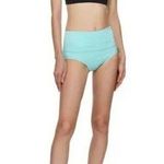 Nike Size XL Copa/Blue-Teal Essential High-Waist Banded Bikini Swim Bottom. New Photo 0
