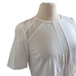 ASOS  Dress Womens Sz 6 White Sheer Cut Out Day Party Coastal Chic Beach Spring Photo 1