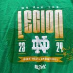 Gildan Notre Dame green basketball tee Photo 2