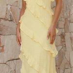 Free People  Look Alike Yellow Maxi Dress Photo 0