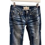 Big star 1177  Sweet Flare Jeans 25R western flap pockets excellent condition Photo 2
