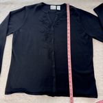 Hasting And Smith Women’s Sweater pullover Black Size 2X Embroidery Photo 6
