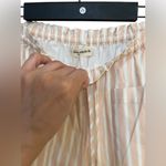 My Mum Made it Striped Cream Sleepwear Pants Pink Size XS Photo 1
