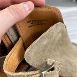 Frye NEW  Carolina Ash Tan Sling Peep-Toe Suede Boot- 10 Photo 3