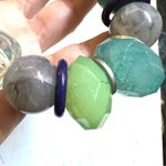 Ny Collection chunky blue beaded statement necklace Photo 9