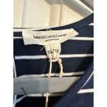 BeachLunchLounge Nautical Stripe Short-Sleeve Dress XL Navy & White Striped Casual Photo 4