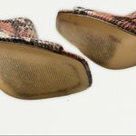 Bandolino Leather Sole Snake Print Slingback Sandal 6.5M Photo 2