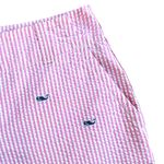 Vineyard Vines NWT  Seersucker Whale Shorts Pink White Blue Size 0 Retail $65.00 Photo 1