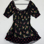 For Love & Lemons or Love & Lemons Wilson Floral Print Peasant Style Mini Dress Size‎ M Photo 0