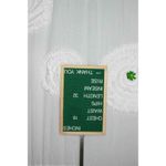 Umgee Women's Tunic Top Dress Size Small Black Geometric Embroidered Tie V-Neck Photo 10