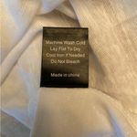 POL NWOT  Cream Floral Embroidered Top w/front+back embroidery. Size Large Photo 6