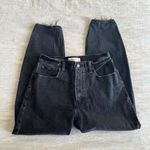 Abercrombie & Fitch  Black The 80's Mom High Rise Jeans 4 Short Photo 3