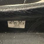 Vans Women's 6.5 Asher Perforated Leather Slip On Sneakers Black Low Shoe Photo 5