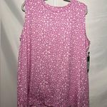 Jones New York Womens Plus Floral Print Crewneck Pullover Top Photo 2