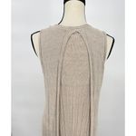 Free People Free People Cardigan Baja Escape Cloud Knit Vest Linen Open Front Beige XSmall Photo 5