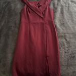 Lulus  Off-The-Shoulder Bodycon Dress Maroon Photo 3