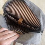 Parker Baby Co. Birch Bag Diaper Backpack grey with brown accent Gray Photo 1