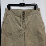Gap  Women’s Hi Rise Lace Up Wide Leg Khaki Pants Size 10 Photo 1