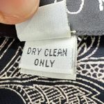 Vtg. Dress to Kill Rayon Maxi Dress Paisley Chain Print Pockets Pearls Buttons Black Size XL Photo 5