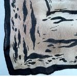 Vintage Elaine Gold for collection XIIX ltd 100% silk crepe. Black Photo 1