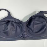 Playtex Muted Blue Unlined No Underwire Wire Free Casual Bra 36DDD Comfort Photo 4