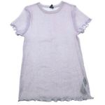 Out From Under For Urban Outfitters Lilac Sheer Metallic Knit Top Purple S Photo 0