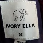 Ivory Ella  CHLOE FULL ZIP SHERPA JACKET CRANBERRY NWT M Photo 10