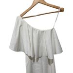 Chiara Boni  Elisse One-Shoulder Ruffle Sheath Cocktail Dress Size‎ 2 Photo 7