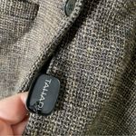 Tahari  Brown Burlap Tweed Single Button Blazer Jacket‎ Women's Size 8 Photo 1
