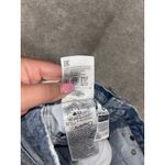 Levi's Premium Shorts Womens 24 Blue Denim Wedgie Short Big E Distressed 24x3 Photo 5