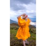 RHODE Orange Yellow 100% Cotton 3/4 Sleeve Embroidered Carla Mini Dress Size M Size M Photo 10