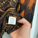 Anthropologie Conditions apply deep v floral blouse Photo 11